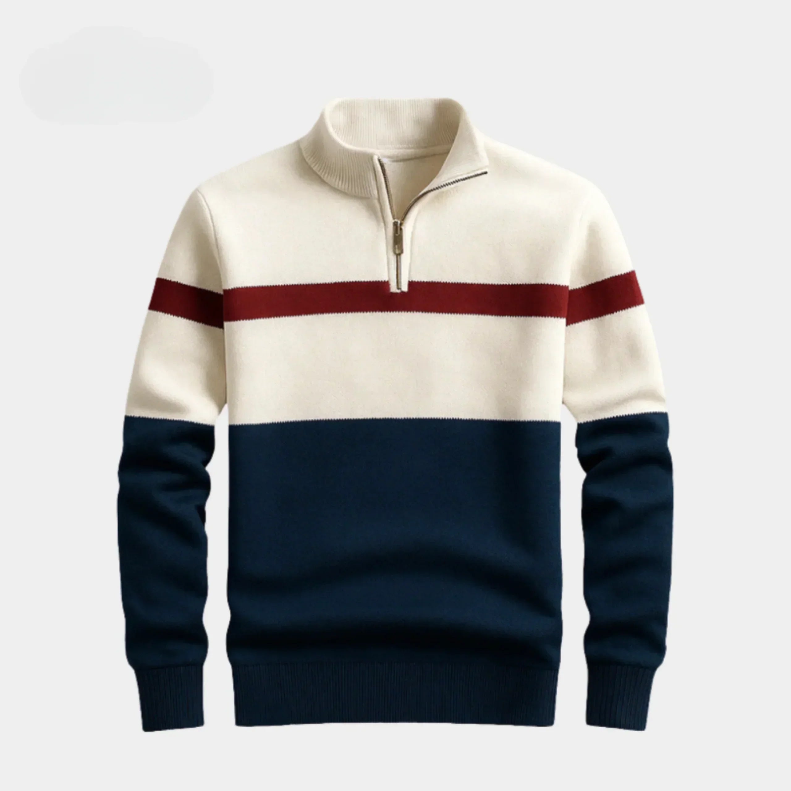 Pull en maille rayé