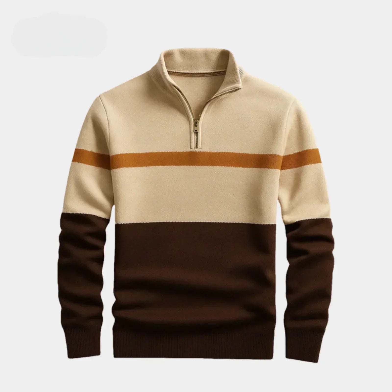 Pull en maille rayé