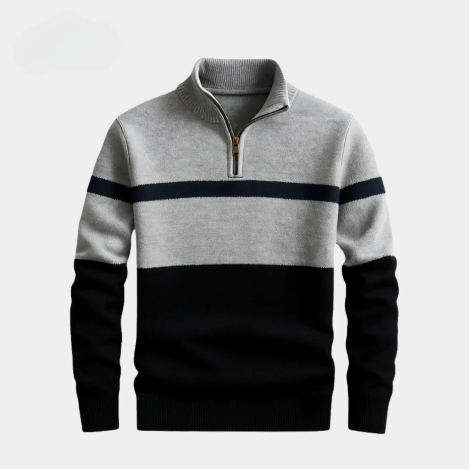 Pull en maille rayé